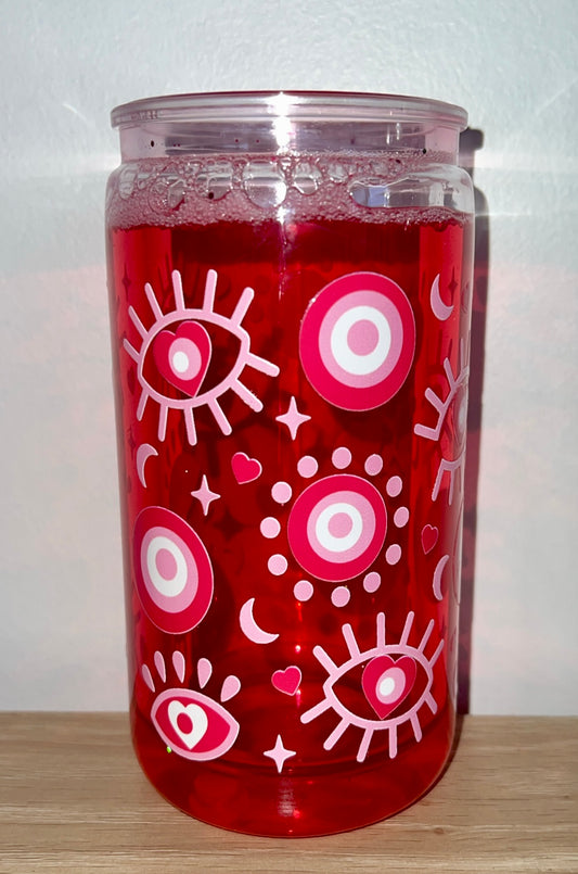 Evil eye tumbler