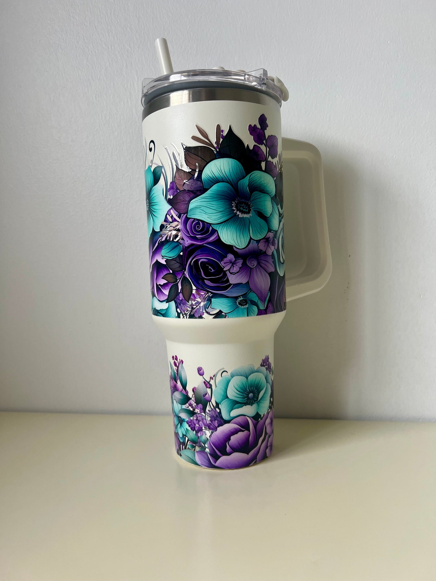 Flower drink cup