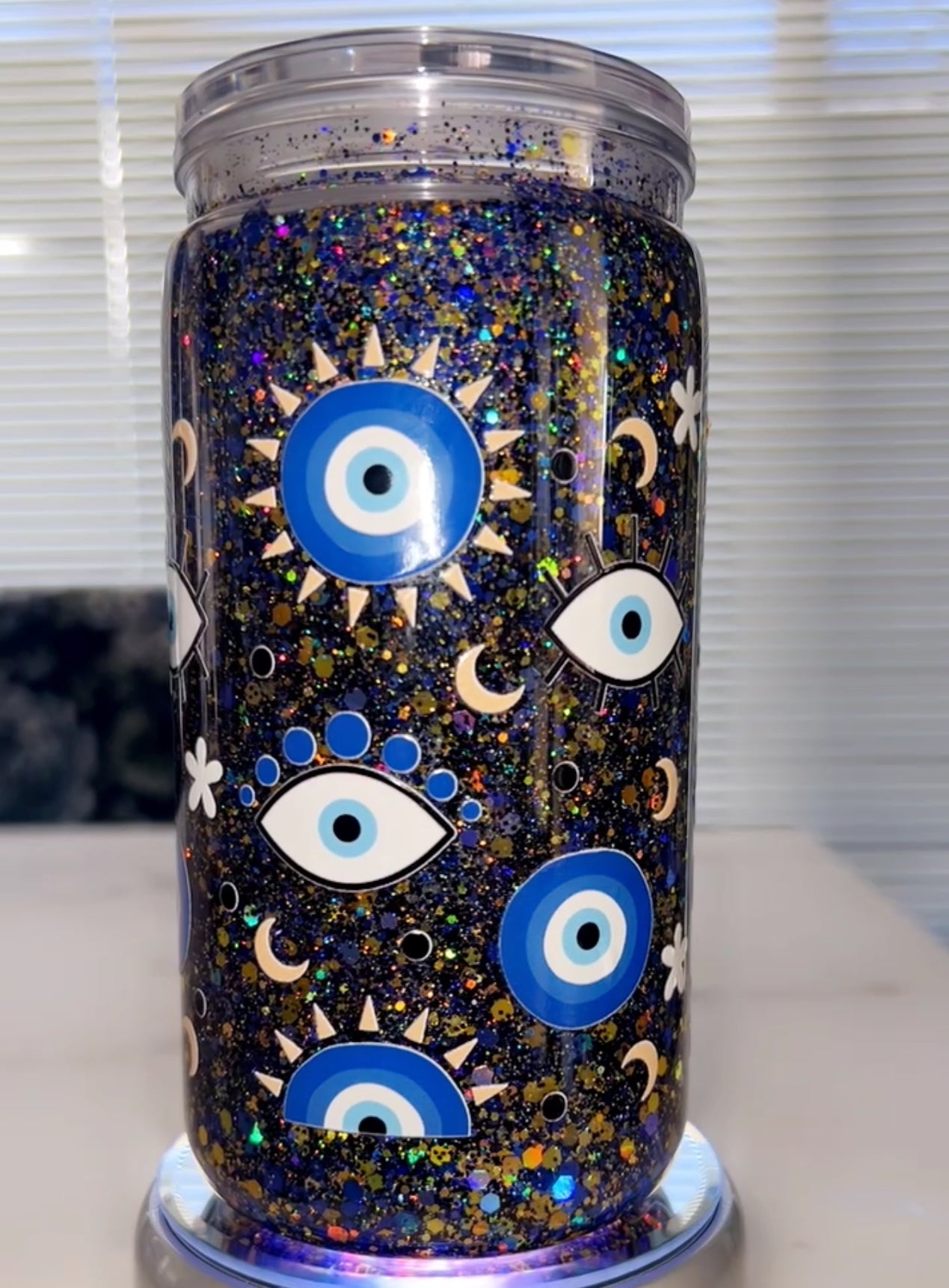 Evil eye tumbler