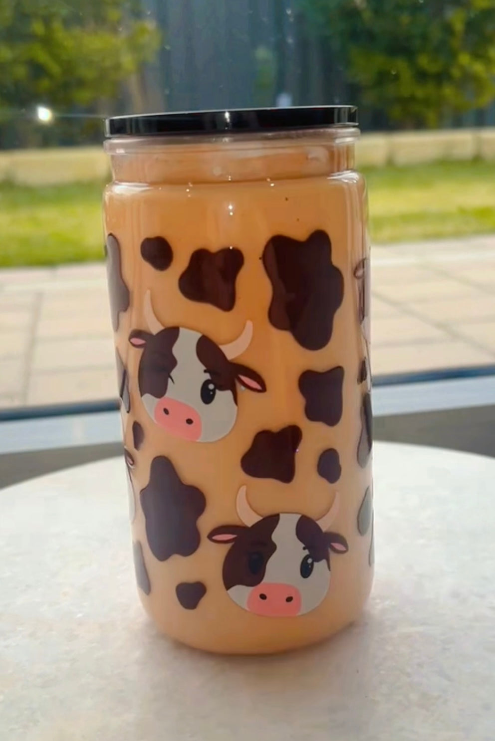 Milkshake cow tumbler